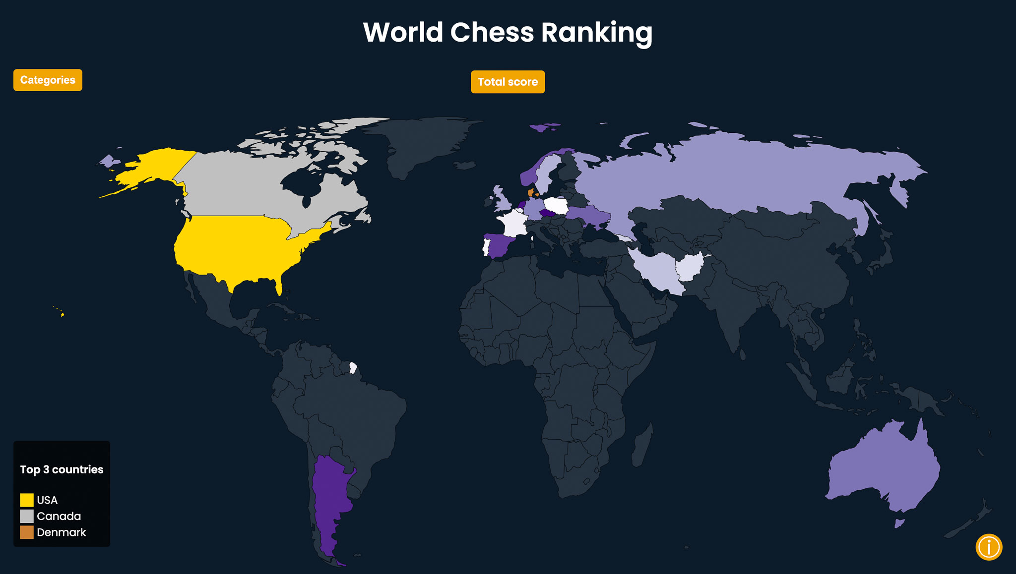 Afbeelding van het World Chess Ranking project.